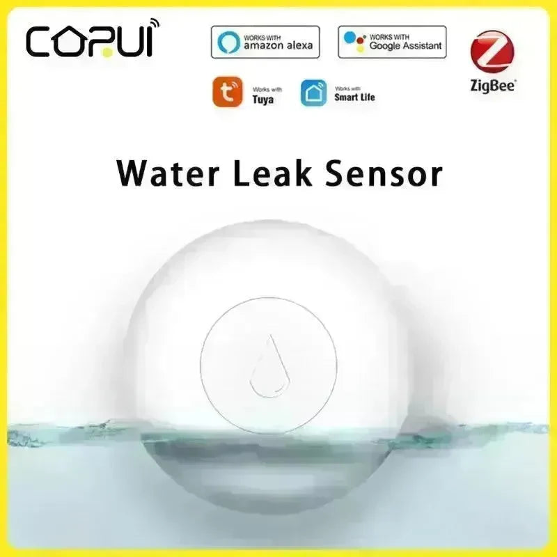 Zigbee Smart Wireless Water Sensor Flood Alarm Detector Smart Home FCCID Authentication - EX-STOCK CANADA