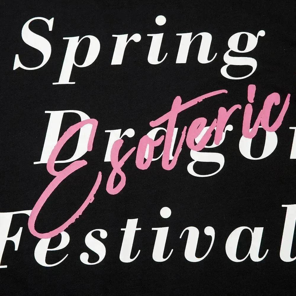 Zodiac Dragon Pattern Printing Short-sleeved - EX-STOCK Canada