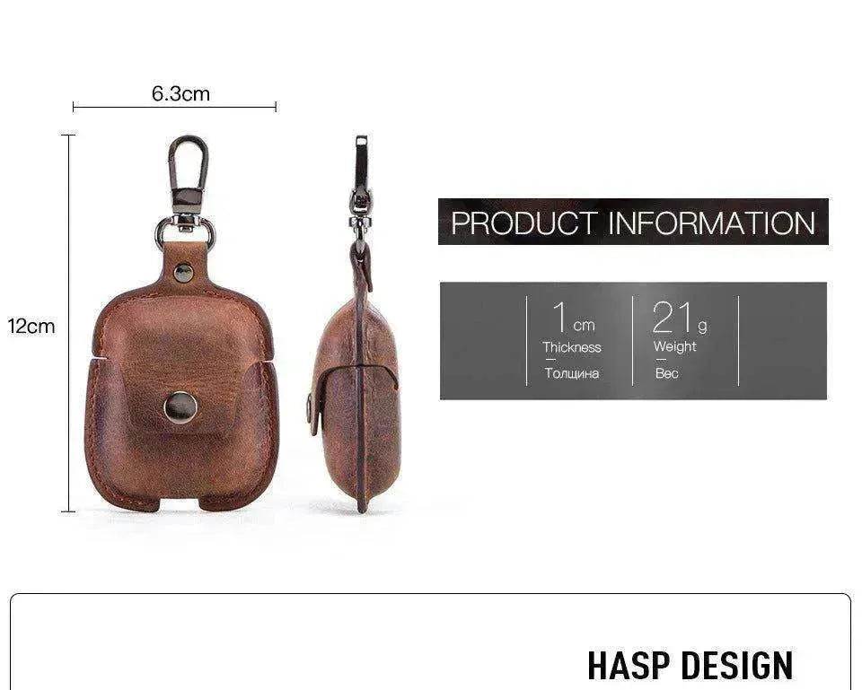 AirPods Leather Covers + Keychain Hook! - EX-STOCK Canada