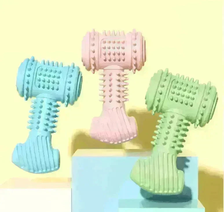 Dog Chew Toys: Teeth Cleaning, Indestructible TPR Bite Toys - EX-STOCK CANADA