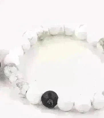 Handmade Black Lava Seven Chakra Healing Balance Beaded Bracelet - EX-STOCK CANADA
