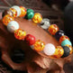 Handmade Black Lava Seven Chakra Healing Balance Beaded Bracelet - EX-STOCK CANADA