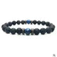 Personality Men's Black Volcanic Stone Bracelet - EX-STOCK CANADA