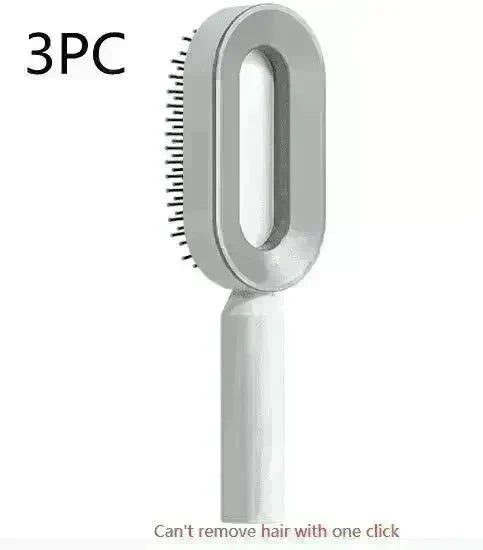 Self Cleaning Hair Brush For Women key Massage Scalp - EX-STOCK CANADA