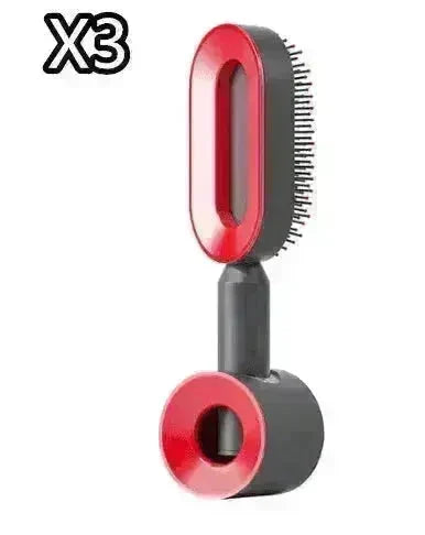 Self Cleaning Hair Brush For Women key Massage Scalp - EX-STOCK CANADA