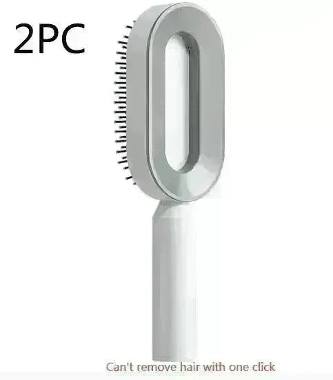 Self Cleaning Hair Brush For Women key Massage Scalp - EX-STOCK CANADA