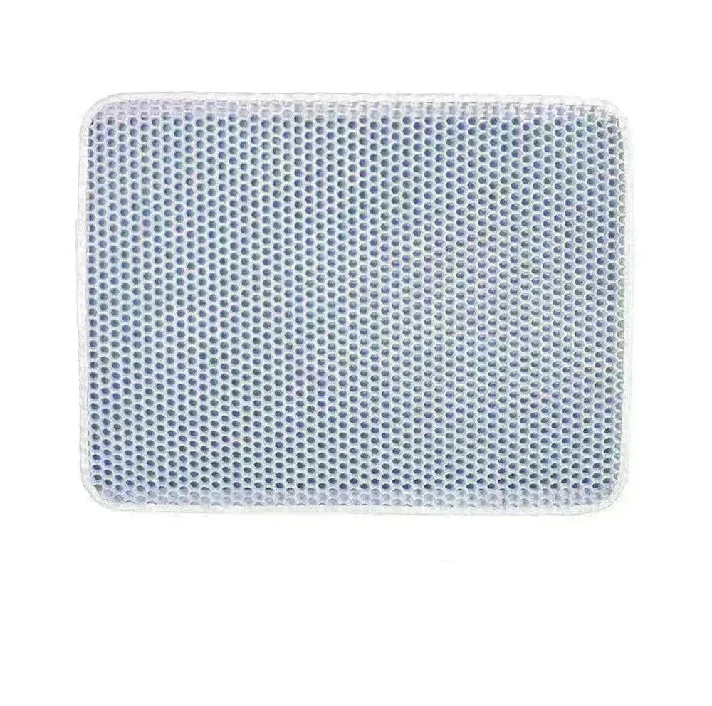 Solid Color Waterproof Easy to Clean Scatter Control Cat Litter Mat - EX-STOCK CANADA