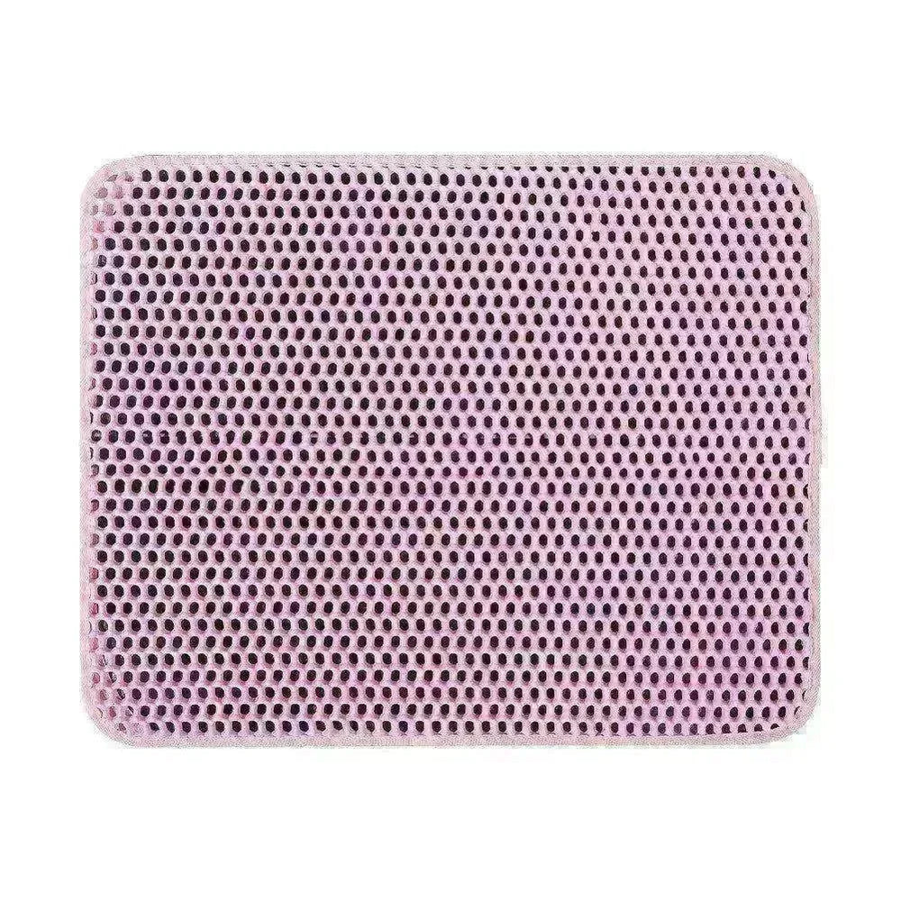 Solid Color Waterproof Easy to Clean Scatter Control Cat Litter Mat - EX-STOCK CANADA